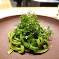 マンサルヴァ - ●パスタ
                    「バヴェッテ  夏鱧  ほうれん草  ハーブ」