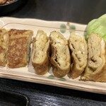 お好み焼き・もんじゃ しあわせや - 甘い厚焼き玉子　550円