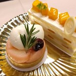 レジーヌ - タルトペーシュ　マンゴーショートケーキ