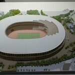 スイーツby軽井沢エレガンス - 隈研吾作！国立競技場の建築模型