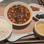 中国菜 はつがい 麻婆豆腐店 - ランチの麻婆豆腐定食