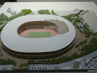Sweets by Karuizawa Elegance - Architectural Model of the National Stadium by Kengo Kuma