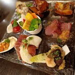 創作イタリアン Gemelli - 前菜9点盛りプレート
