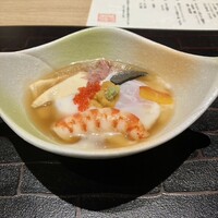個室和食 肉割烹 吟次郎 品川駅前店 - 〈龍の卵の三色温玉〉