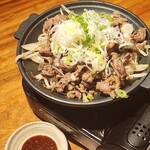  陶板焼きジンギスカン