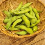 温かい枝豆