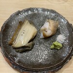 広典 - バイ貝と鮑