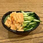 鮭明太マヨネーズ和え