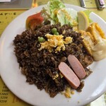 いんでいら - エビめし+カニクリームコロッケ