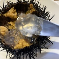 美味いもん屋 わ多なべ - この出汁ジュレがすごいの！ウニももちろん美味しいのだけれど、合わせて食べるのサイコー