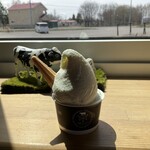 十勝野フロマージュ  - 料理写真:マンベールチーズのジェラート