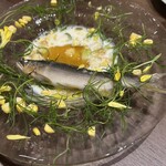 ブラッスリー ギョラン - 栃木・那珂川産天然鮎の白ワインマリネ　骨まで食べられます！