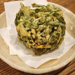 春菊のかき揚げ