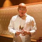 銀座 しのはら - 鮎と大将