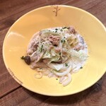 watte - ツナの山椒クリームパスタ。すこし甘みがありました。