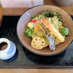 讃岐うどん中村屋 - 料理写真:天ぷらぶっかけうどん(冷)
