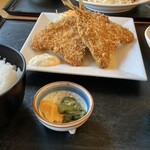 喜芳 - アジフライ定食