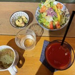 RESTART - スープ＆サラダ＆小鉢＆トマトジュース