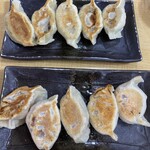 林海餃子酒場 - 上　林海焼き餃子　　　下牛肉玉葱焼き餃子