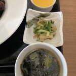 CHINESE DINING 瑞 - 中華スープ・小鉢・ミルクプリン