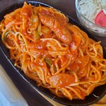 アルファー - ナポリタン(ミニサラダ・コーヒーか紅茶 付き)