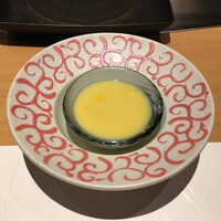 神戸ステーキ 花ほうび - コクのあるコーンスープ。コーンの味がフワッと広がります。