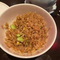 チャイナルーム - とうもろこしと枝豆の黒しょうゆ炒飯