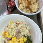 スガキヤ - '25/08/13 ミニ五目＋サラダ