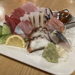 居酒屋がんこ - 刺身盛り合わせ