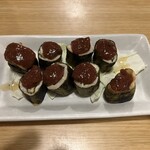 居酒屋がんこ - 梅ササミいそべやき