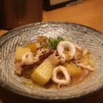 こころや - スルメイカとジャガイモのバター醤油炒め