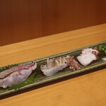 こころや - 黒ムツ炙り、釣り太刀魚炙り、地だこ