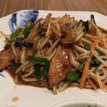 火鍋 小肥羊 - レバニラ炒め