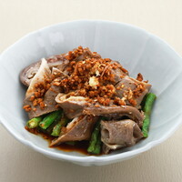 豚ガツの生姜ソース