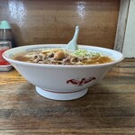 一茶庵 支店 - もつラーメン700円