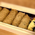 鮨 三心 - お土産＃３ ちょっと酔っ払ってたんだけど、ちゃんと全部いただきました。  三心を退店して数時間。 ようやく、三心の時、終了です。