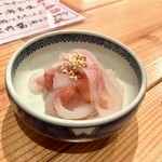 居酒屋はまちゃん - ヤリイカの酒盗和え