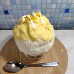 マルモ食堂 - とうもろこしミルクかき氷
