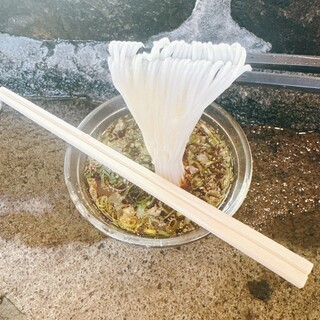 あみだが滝荘 流しそうめん_0