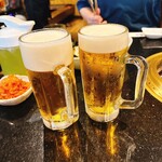 炉萬館 - ビールを頂きました