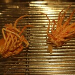 てんぷら 深町 - 車海老の頭