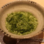 てんぷら 深町 - 抹茶のかき氷とわらび餅