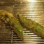 てんぷら 深町 - アスパラガス