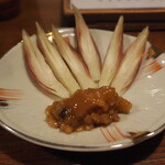 鳥扇 - 茗荷の金山寺味噌