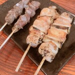 酒場 蒼 - 砂肝とねぎま串