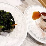 はま寿司 - 料理写真:福井産ほたるいか漬、長野産野沢菜昆布軍艦