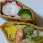 いなり家こんこん - 蛸、海老（各￥100）