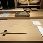 鮨つぐ - カウンター席