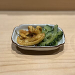 鮨つぐ - はりはり漬け　ゴーヤ浅漬け