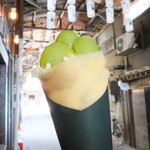 TERAKADO COFFEE - 【2025.08】2025年8月限定・シャインマスカットのクレープ(税込1,300円)